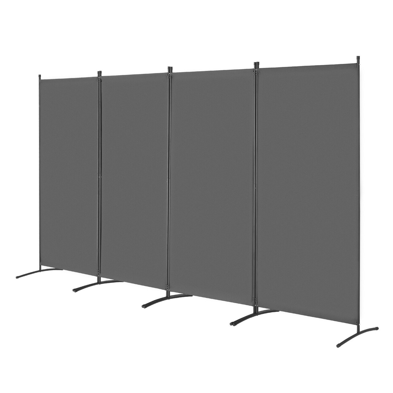 Oxford Fabric Iron Room Divider Screen Foldable Privacy Panels